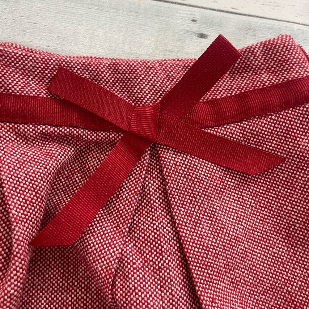 Cato Girls Wool Blend Pleated Front & Back Pockets Bow Detail Skirt 12 - Picture 7 of 7